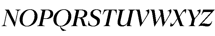 ConcretteItalic TRIAL XLMediumItalic Instance Font UPPERCASE