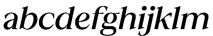 ConcretteItalic TRIAL XLMediumItalic Instance FONT