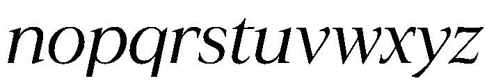 ConcretteItalic TRIAL XLRegularItalic Instance Font LOWERCASE