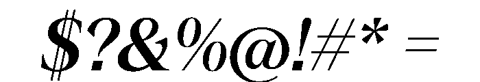 ConcretteItalic TRIAL XLSemiBoldItalic Instance Font OTHER CHARS
