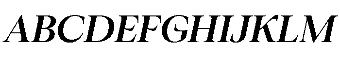 ConcretteItalic TRIAL XLSemiBoldItalic Instance Font UPPERCASE