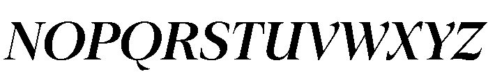 ConcretteItalic TRIAL XLSemiBoldItalic Instance Font UPPERCASE