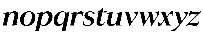 ConcretteItalic TRIAL XLSemiBoldItalic Instance Font LOWERCASE