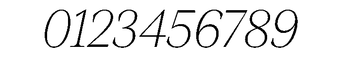 ConcretteItalic TRIAL XLThinItalic Instance Font OTHER CHARS