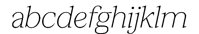 ConcretteItalic TRIAL XLThinItalic Instance FONT