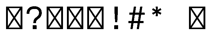 ConcruxMono Regular Font OTHER CHARS