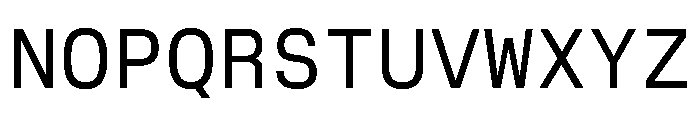 ConcruxMono Regular Font UPPERCASE