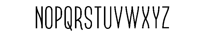 Condensein Regular Font UPPERCASE