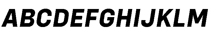 Config BoldItalic Font UPPERCASE