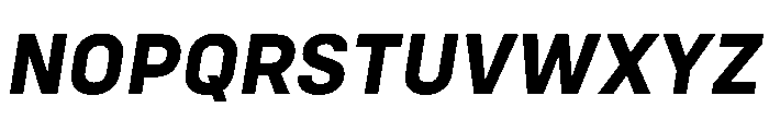 Config BoldItalic Font UPPERCASE