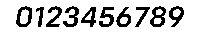 Config MediumItalic Font OTHER CHARS