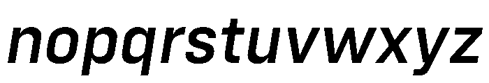 Config MediumItalic Font LOWERCASE