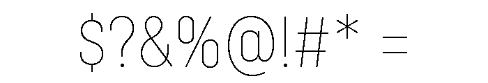 Config Variable Font OTHER CHARS
