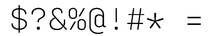 ConfigMono Variable Font OTHER CHARS