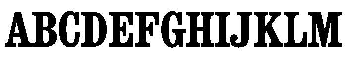 Consort CondensedBold Font UPPERCASE