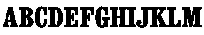 Consort CondensedExtraBold Font UPPERCASE