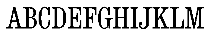 Consort CondensedLight Font UPPERCASE