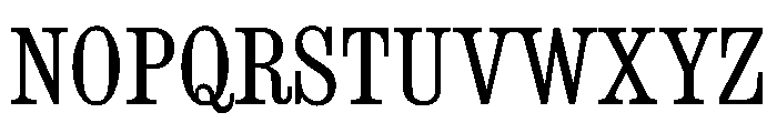 Consort CondensedLight Font UPPERCASE
