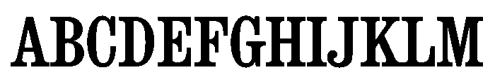 Consort CondensedMedium Font UPPERCASE