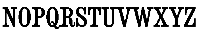 Consort CondensedMedium Font UPPERCASE