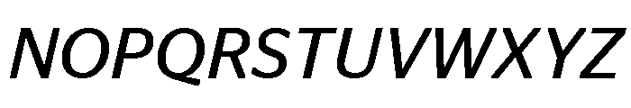 Continental Stag Sans Book Italic Font UPPERCASE