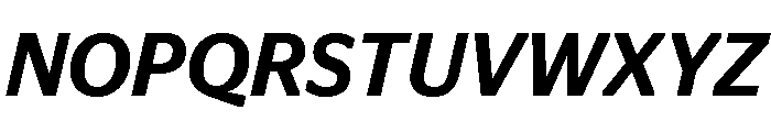 Continental Stag Sans Medium Italic Font UPPERCASE