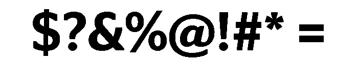 Continental Stag Sans Medium Font OTHER CHARS