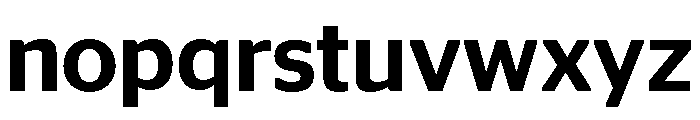 Continental Stag Sans Medium Font LOWERCASE