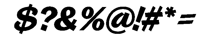 Control Cursive Bold TNT Font OTHER CHARS
