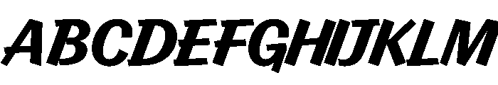 Control Cursive Bold TNT Font UPPERCASE