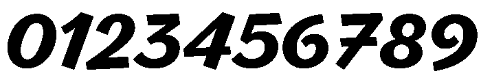 Control Cursive Bold Font OTHER CHARS