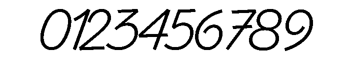 Control Cursive Light TNT Font OTHER CHARS