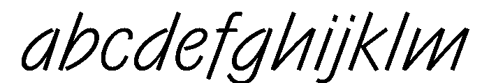 Control Cursive Light FONT
