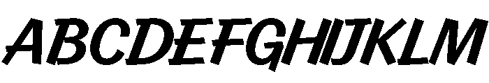 Control Cursive Medium TNT Font UPPERCASE
