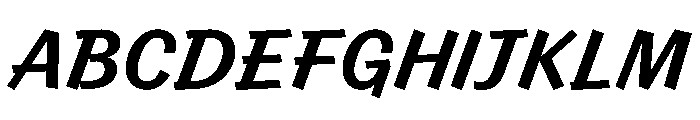 Control Cursive Medium Font UPPERCASE