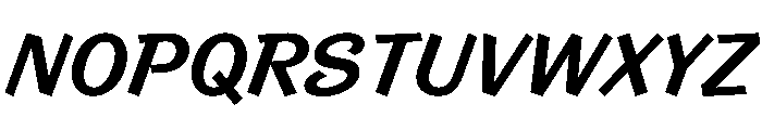 Control Cursive Medium Font UPPERCASE