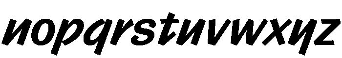 Control Cursive Medium Font LOWERCASE