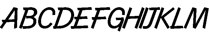 Control Cursive Regular TNT Font UPPERCASE