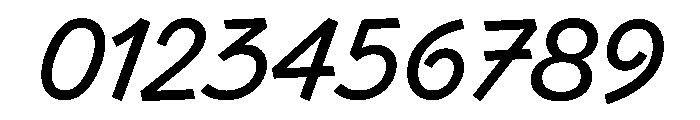 Control Cursive Regular Font OTHER CHARS