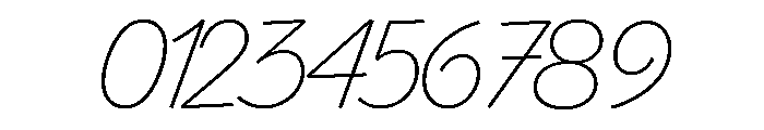 Control Cursive Thin TNT Font OTHER CHARS