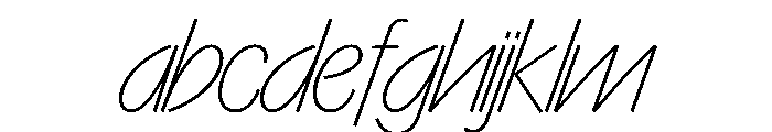 Control Cursive Thin TNT FONT