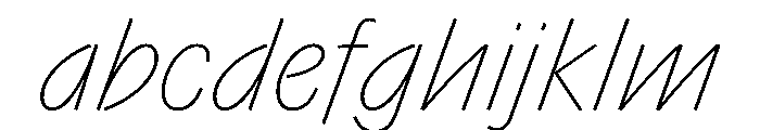 Control Cursive Thin FONT