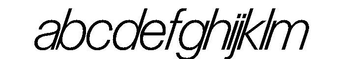 Control Italic Light TNT FONT