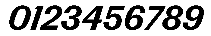 Control Italic Medium Font OTHER CHARS