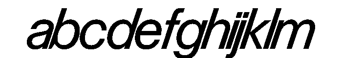 Control Italic Regular TNT FONT