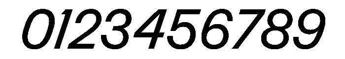 Control Italic Regular Font OTHER CHARS
