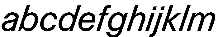 Control Italic Regular FONT