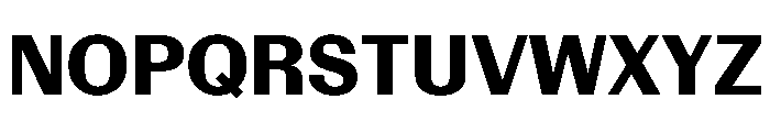Control Upright Bold Font UPPERCASE