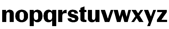 Control Upright Bold Font LOWERCASE