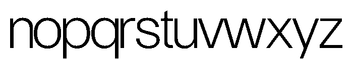 Control Upright Light TNT Font LOWERCASE